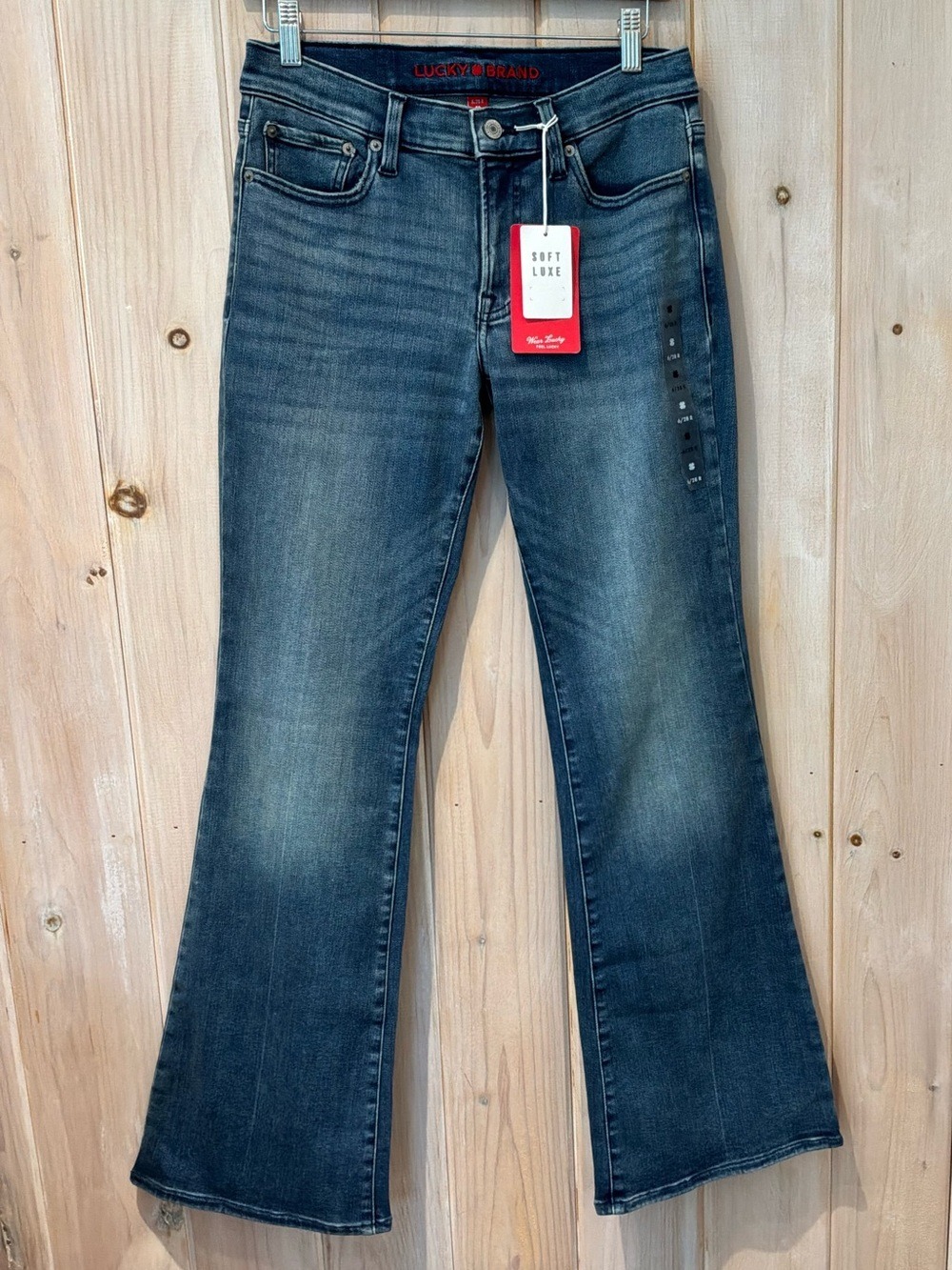 Lucky Brand Sweet Mid rise Flare NWT - Picture 3 of 7